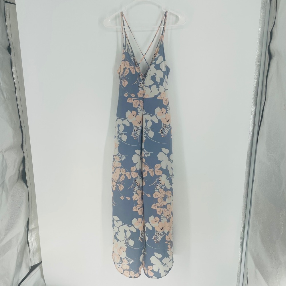 ASTR The Label Blue Floral High Low Wrap Maxi Dress size M Feminine Garden - Picture 10 of 16